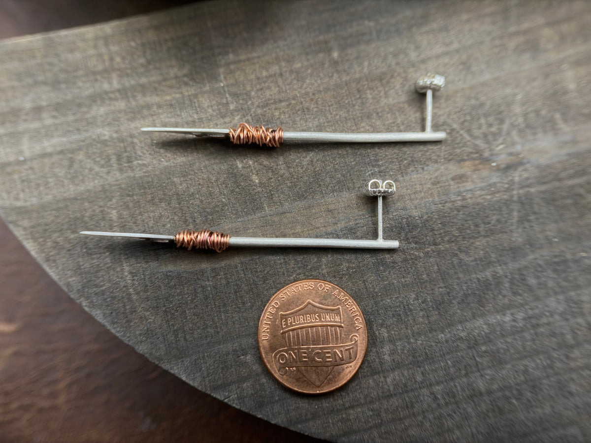 Wolf Princess Spear Earrings