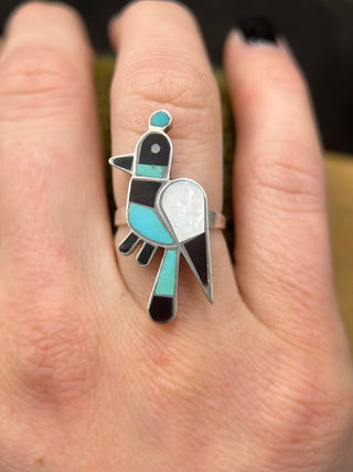 Quail Inlay Ring