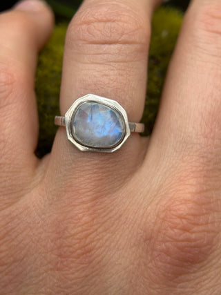 Moonstone Edge Ring