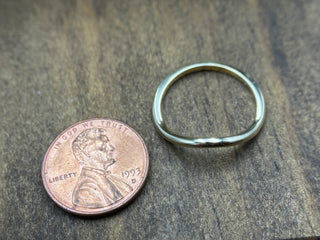 14k Contour Band