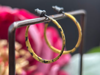 Gold Sickle Hoops