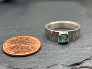 Indicolite Hammered Band