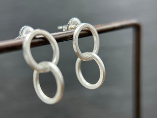 Interlocked Post Earrings