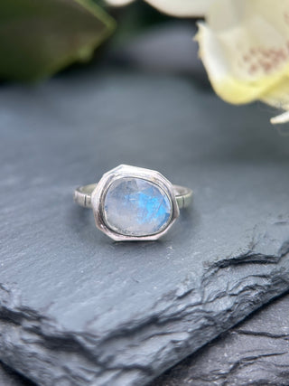 Moonstone Edge Ring