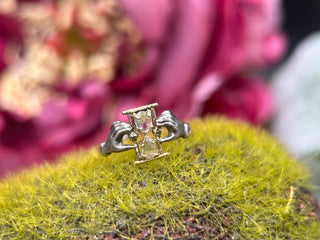 Moonstone Hourglass Ring