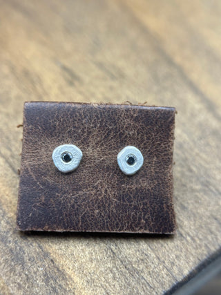 Organic Black Diamond Studs
