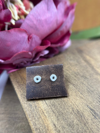Organic Black Diamond Studs