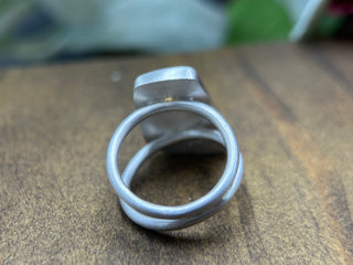 Turquoise Bias Ring