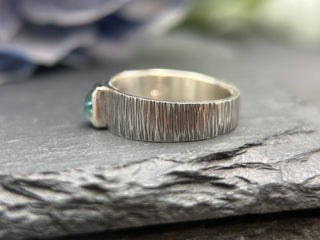 Indicolite Hammered Band