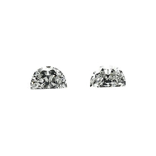 DIA152 Pair of Half Moon Lab Diamonds