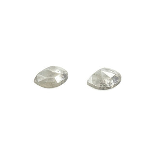 DIA167 Pair of Half Moon Salt and Pepper Diamonds