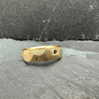 Sapphire Facet Band