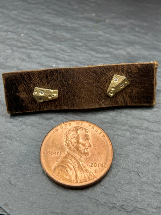 Cheese Wedge Stud