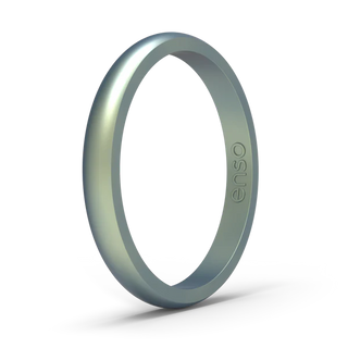 Elements Classic Thin Silicone Ring -Volcanic Ash