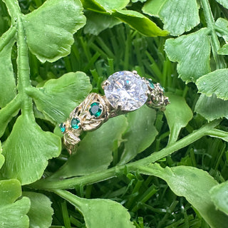 Woodland Elven Leaf Ring
