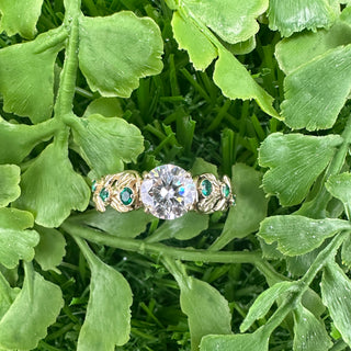 Woodland Elven Leaf Ring