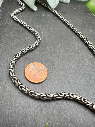 Large Madeira Silver Chain