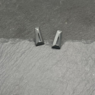 Illusion Baguette Stud Earrings
