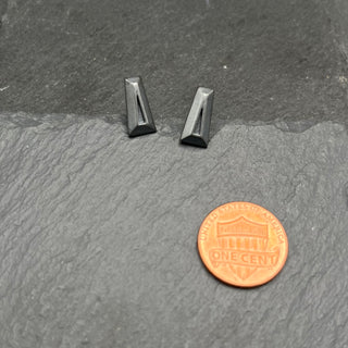 Illusion Baguette Stud Earrings