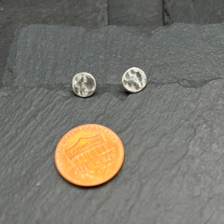 Small Silver Dot Studs