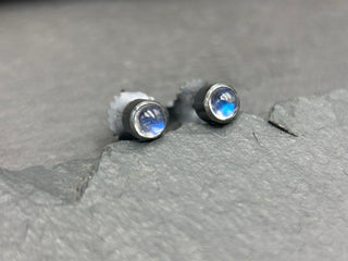 Lil Moonstone Studs