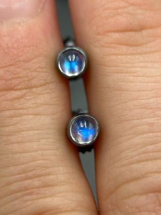 Lil Moonstone Studs