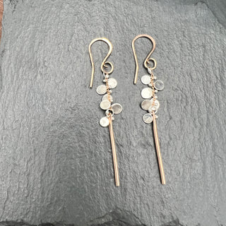 Small Confetti Stix Earrings- Rose Gold