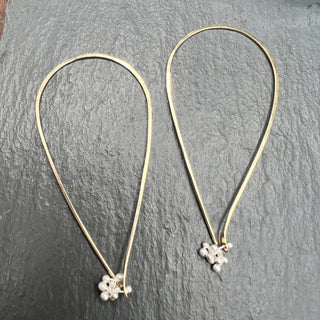 Tear Hoop Earrings - S - GF