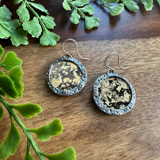 Light Moon Encasements in Silver