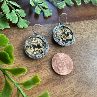 Light Moon Encasements in Silver