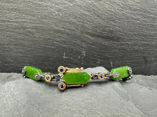 Hinged Jade Tablet Bracelet