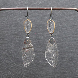 Tourmalated Quartz Earrings