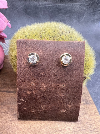 Gold Compass Studs