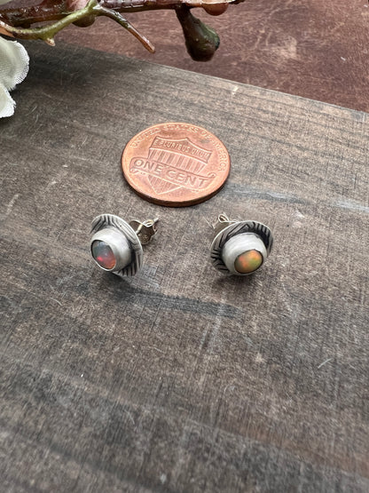 Limbus Corona Opal Studs