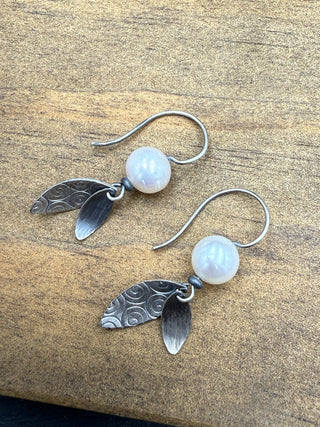 Fuchsia Petal Earrings