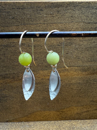 Fuchsia Petal Earrings