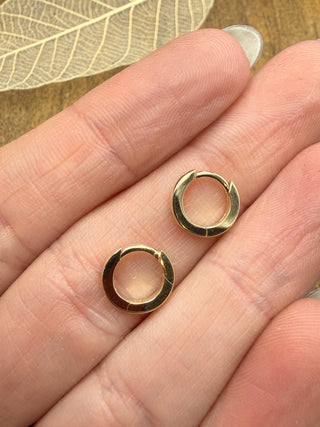 Gold Huggie Hoops