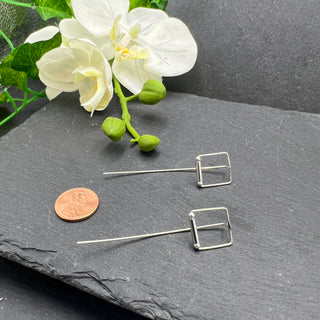 Square Earrings - Long