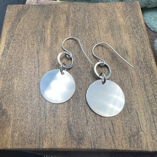 Circle Disc Earrings