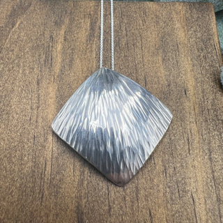 Hammered Fan Necklace
