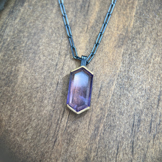 Amethyst Tablet Pendant