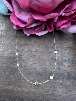 Polka Dot Drop Necklace