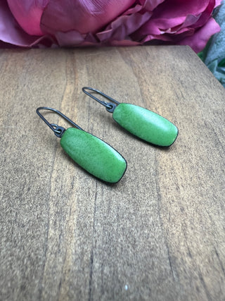 Alba Earrings-Moss