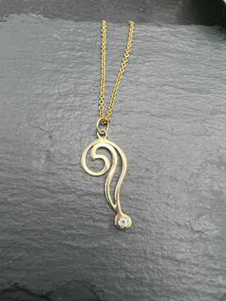 Nouveau Question Mark Necklace