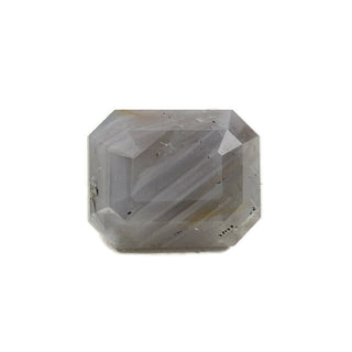 SAP218- Gray Opaque Emerald Cut Sapphire