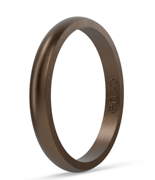 Elements Classic Halo Silicone Ring - Bronze