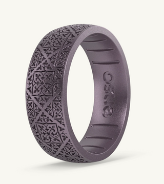 Etched Signature Silicone Ring-Velvet Lace