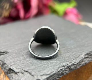 Eclipse Cigar Band Ring- gold