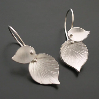 Double Leaf Earrings
