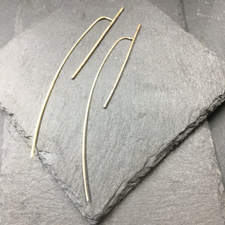 Bar Slide Earrings - XL - GF